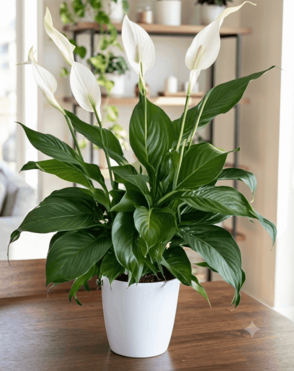 Peace Lily Plant (Spathiphyllum)