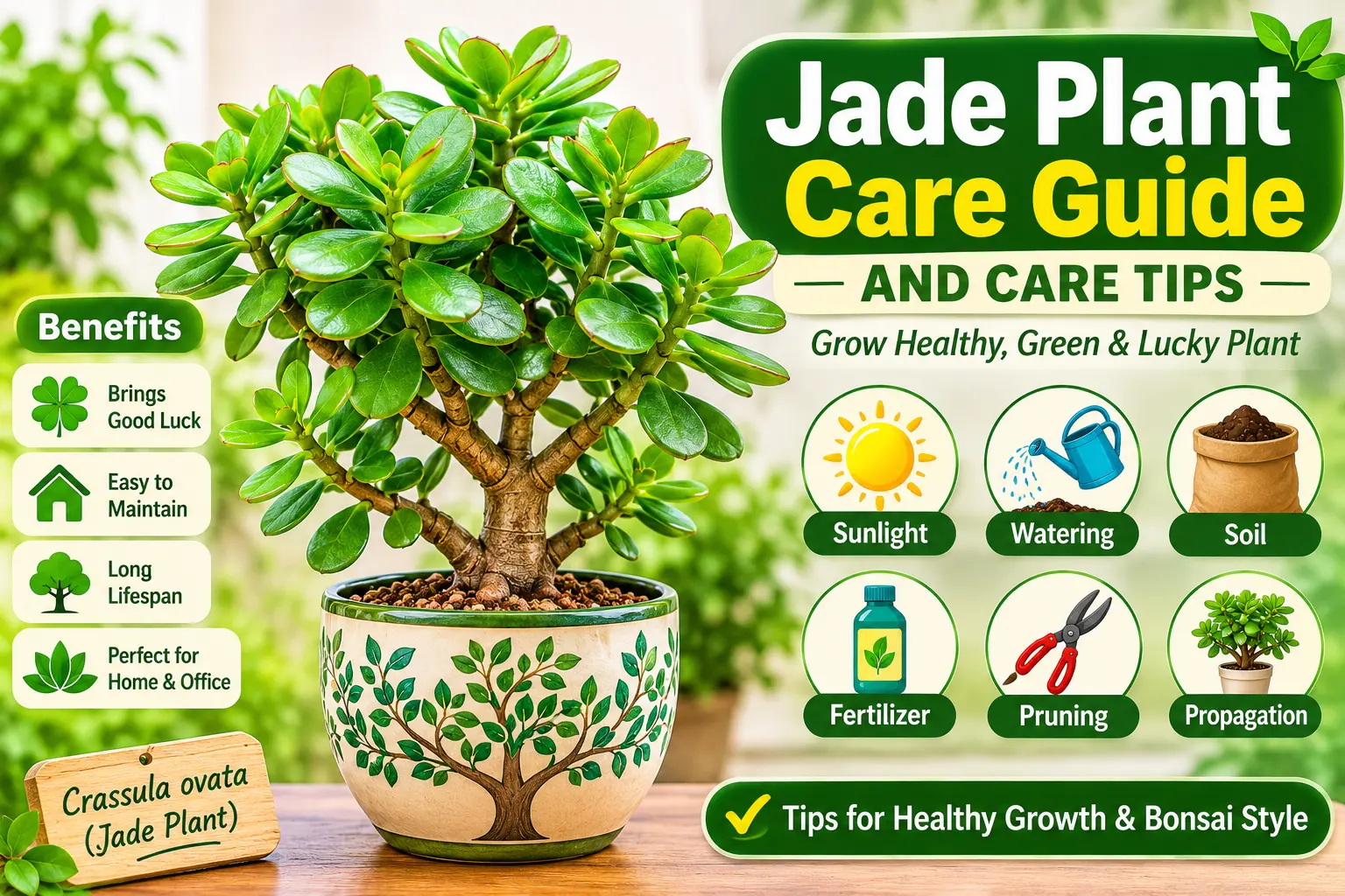 Jade Plant Crassula Ovata Care
