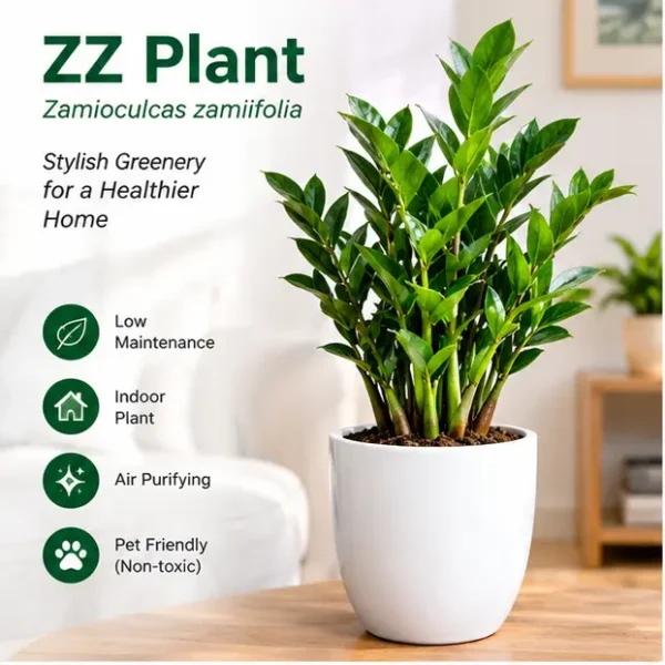ZZ Plant – Zamioculcas zamiifolia